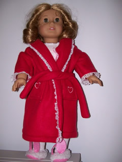 American Girl Fleece Robe