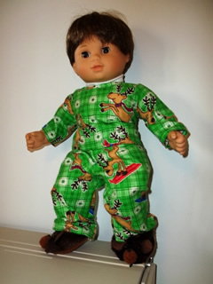 Bitty Boy Twin Flannel Pajamas